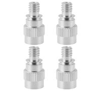 VGOL Adaptateur de Valve Schrader AV vers Français 4 Pièces pour Vélo Schrader vers Dunlop 4,8 X 7,5 X 18,5 Mm