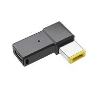 VGOL Adaptateur USB C vers Slim Tip Remplacement Compatible avec Lenovo Compatible avec ThinkPad T Series/Z Series/E Series/X Series PD Convertisseur de Charge Rapide