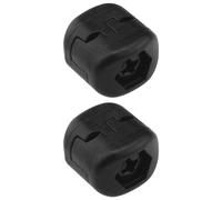 VGOL Boucle de Serrage Repos de Flèche en Plastique 2 Pièces pour Tir à l'arc Extérieur Chasse Réglable Accessoire Noir