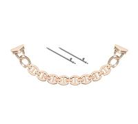 VGOL Bracelet de Montre à Dégagement Rapide 20 mm Bracelet de montre en Alliage de Zinc Bling Creux compatible avec Venu/Venu Sq Vivoactive 3/3 Music Or Rose