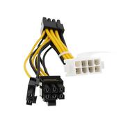 VGOL Câble d'alimentation pour Carte Graphique (8 Broches vers Deux Broches 6+2) CBL-PWEX-1040 Compatible avec Serveur Supermicro.