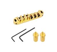 VGOL Chevalet à Rouleaux Verrouillable avec Plots de Positionnement Compatible avec Epiphone Les Paul Guitare(Or)