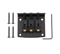 VGOL Chevalet de Guitare électrique Noir à 3 Cordes avec 1 Clé Et 4 Vis