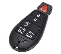 VGOL Coque de Clé à Distance de Voiture à 5 Boutons Compatible avec Grand Voyager Boîtier de Couverture Boîtier de Porte-clé à Distance d'entrée sans Clé Accessoires Automobiles