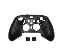 VGOL Coque en Silicone Souple Antidérapante avec Capuchons pour Pouce Compatible avec Xbox Elite Série 2 Manette sans Fil Protection en Caoutchouc Souple, Noir