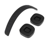 VGOL Coussinets et Coussin d'Arceau Compatible avec Marshall Major IV 1 Ensemble Noir Coussins on Ear et Coussin d'Arceau Remplace Coussins Usés Compatible avec Marshall Major IV Major 4