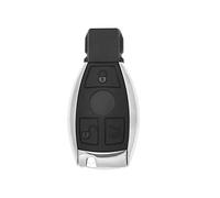 VGOL Étui pour Clé de Voiture Compatible avec A B C E S CLK ML W164 W245 A209 W212 W204 Remplacement sans Clé à Distance Intelligente Fob Coque Logement 3 Bouton