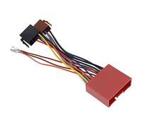 VGOL Faisceau de câblage ISO de rechange pour autoradio stéréo de voiture compatible avec Mazda à partir de 2001 16 broches Faisceau de câblage Adaptateur ISO 19 cm