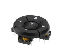 VGOL Interrupteur de direction 5 voies avec flèche OK Feature B3F-4055 compatible avec capuchon A14, noir