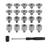 VGOL Kit de Montage de Vis M.2 SSD NVMe Kit de Vis de Carte Mère PC Compatible avec ASUS Cartes Mères avec Goujon et Tournevis Pièces d'ordinateur