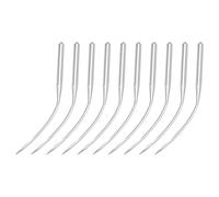 VGOL Lot de 10 aiguilles pour machine à coudre courbe pour point mort LWx6T LWx2T, 80/12 aiguilles pour machines à coudre domestiques, machine à coudre aveugle portable, machine à coudre aveugle,