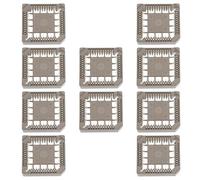 VGOL Lot de 10 douilles SMT PLCC 44 voies 2,54 mm 72-7615 Montage en surface IC Socket pour électronique et circuits imprimés