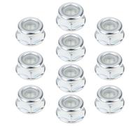 VGOL Lot de 10 écrous à lame gauche M10 x 1,25 679075001 compatible avec Homelite Compatible avec Ryobi