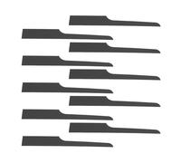 VGOL Lot de 10 lames de scie à air comprimé 32T - Lames de rechange pour carrosserie pneumatique - Lames de rechange bimétalliques - Outil de coupe de rechange - Noir