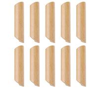 VGOL Lot de 10 poignées de tiroir en bois pour meubles, armoire, commode, porte, décoration d'intérieur, distance des trous : 96 mm
