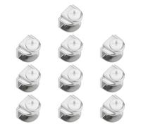 VGOL Lot de 10 supports d'étagère en verre pour étagères en verre d'une épaisseur de 5 à 8 mm