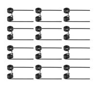 VGOL Lot de 12 paires de ressorts solides pour ventilateur gauche et droit compatible avec AL-KO 38 E 38 P 32 VLE 38 VLB 38 VLE 38 VLE Noir 56 x 11 mm