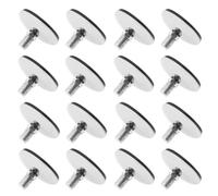 VGOL Lot de 16 pieds de meubles réglables M10 - Diamètre : 48 mm - Hauteur : 30,6 mm - Vis réglables en hauteur pour canapés, chaises, tables