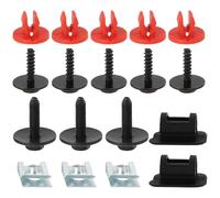 VGOL Lot de 18 Protections Anti-éclaboussures pour Moteur sous Plateau 31391440 30683256 Kit de Protection de Châssis Compatible avec Volvo V40 2012-2019