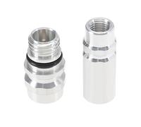 VGOL Lot de 2 adaptateurs de conversion R134A pour systèmes de climatisation 357820795H 357820795J en alliage d'aluminium