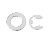 VGOL Lot de 2 Anneaux élastiques de Roue 15 Mm Et Rondelle 20 X 37 X 3 Mm 112001010/0 125670005/2 Compatible avec Honda Ride on Les Véhicules