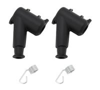 VGOL Lot de 2 bouchons de bougie d'allumage avec ressort compatibles avec STIHL TS350 TS400 TS410 TS420 OE 128 405 1000,1106 405 1000 1000 405 1000 pour tondeuse à gazon Noir
