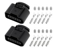 VGOL Lot de 2 bouchons de réparation de voiture à 5 broches 8K0973705 compatible avec Volkswagen, compatible avec Audi