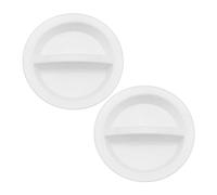 VGOL Lot de 2 Bouchons d'étanchéité Ronds en Silicone de 50 mm pour évier de Cuisine