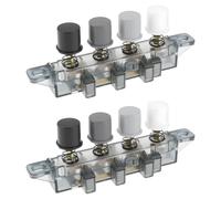 VGOL Lot de 2 boutons de vitesse pour ventilateur de sol à 4 touches, 3 niveaux, compatibles avec Midea 10,2 x 6,6 x 1,3 cm