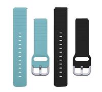 VGOL Lot de 2 bracelets de rechange en silicone pour montre connectée ID205 ID205L ID205G ID205S ID205U SW021 SW025