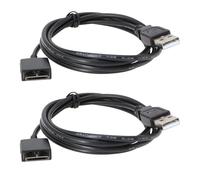 VGOL Lot de 2 Câbles de Chargement USB de Rechange WMC-NW20MU Pièce de Rechange Compatible avec Sony Walkman NWZ-A816 NWZ-A818 NWZ-A828 NW-A916 NW-A918 NW-A919 NWZ-610F Le Lecteur MP3 1,2 M