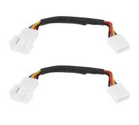 VGOL Lot de 2 câbles de décélération PWM pour ventilateur de processeur à 4 broches pour réduire la vitesse de rotation et réduire le bruit du ventilateur d'échappement pour boîtier d'ordinateur PWM