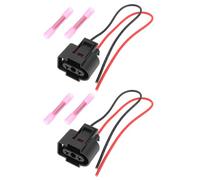 VGOL Lot de 2 Capteurs de Liquide de Lave-Glace à 2 Broches Fiche Queue de Cochon 1J0973202 6Q0121407 Compatible avec VW Z112 Compatible avec Golf