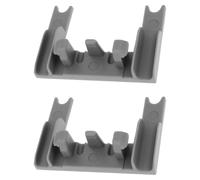 VGOL Lot de 2 clips de réglage de panier de lave-vaisselle W10250160 compatible avec Whirlpool Compatible avec Kenmore
