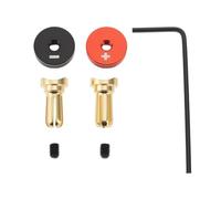 VGOL Lot de 2 Connecteurs à Fiches de 5 Mm pour Modèles de Voitures à Chenilles RC Camions Tout-Terrain Tournevis électrique Pièces de Mise à Niveau