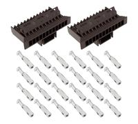 VGOL Lot de 2 Connecteurs Sam 12 Broches N11-3 Compatible avec Smart Fortwo 450/Roadster 452 Les Unités Sam