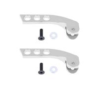 VGOL Lot de 2 Contrepoids Argentés pour émetteur RC (Tour de Cou) avec Rondelles Et Vis Compatible avec Futaba 8FG 14SG T8J Et 6EX