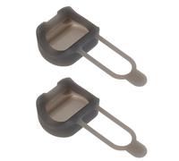 VGOL Lot de 2 coques de protection en silicone pour indicateur de vitesse de vélo, compatibles avec Garmin Speed Sensor 2, gris