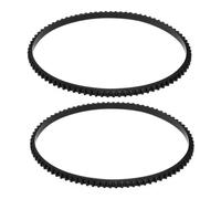 VGOL Lot de 2 courroies d'engrenage pour machine à coudre 196388 compatibles avec les machines à coudre Singer 223 237 240 Noir