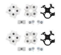 VGOL Lot de 2 Coussinets de Rechange en Caoutchouc pour Boutons en Silicone Compatibles avec PS5 Manette DualSense BDM-030