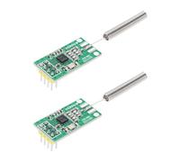 VGOL Lot de 2 émetteurs-récepteurs sans fil CC1101 433 MHz CUL Funk Module DC 1,8-3,6 V 10 mW USB FHEM avec antenne à ressort compatible avec A-rduino Compatible avec Raspberry Pi