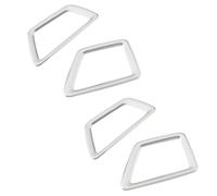 VGOL Lot de 2 housses de grille d'aération pour tableau de bord de voiture compatibles avec Peugeot 3008 3008GT 5008 2017-2021
