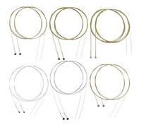 VGOL Lot de 2 jeux de cordes de guitare acoustique EJ13 80/20 Bronze Wound Guitar Strings Custom Light Gauge 11-52 pour guitare à 6 cordes