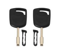 VGOL Lot de 2 lames de clé transpondeur FO21 noires compatibles avec Ford Escort Fiesta Mondeo Transit