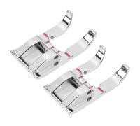 VGOL Lot de 2 Pieds Presseurs à Bout Ouvert en Métal pour Machines à Coudre à Tige Basse à Clipser Compatibles avec Singer Et Brother