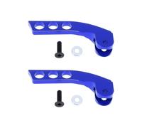 VGOL Lot de 2 poids d'équilibre bleus pour émetteur RC avec rondelles et boulons compatibles avec Futaba 8FG 14SG T8J 6EX