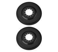 VGOL Lot de 2 Protège-Rayons de Roue Libre 137 mm od 38 mm id Disque pour Roue Arrière Compatible avec Vélos de Montagne Route et Pliants Noir