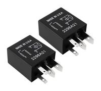VGOL Lot de 2 relais de voiture à 4 broches 8T2T-14B192-AA 8T2T14B192AA O101K compatibles avec Ford 12 V DC
