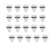 VGOL Lot de 20 Clips de Fixation latéraux en Plastique Blanc avec Joint en éponge 91504-SP1-003 Compatible avec Civic CR-V Odyssey