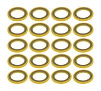 VGOL Lot de 20 joints de bouchon de vidange de boîtier de vitesses - Joints de bouchon de vidange d'huile compatibles avec Mercury Marine et Mercruiser OD - ID 14 mm - Épaisseur 9 mm - Épaisseur de